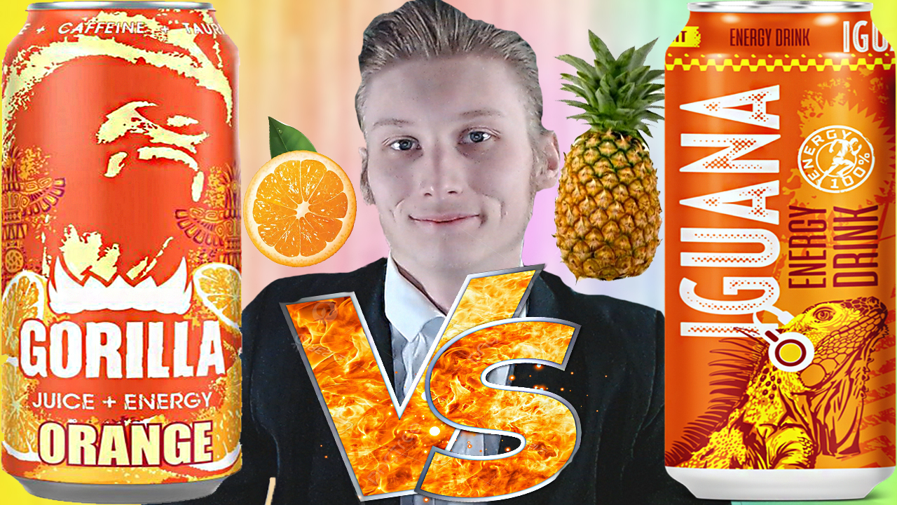 ЗАРУБА СВЕТЛЫХ ЭНЕРГОСОВ | GORILLA ORANGE VS IGUANA TROPICAL FRUIT | СРАВНЕНИЕ ЭНЕРГЕТИКОВ | ТРОПИКИ