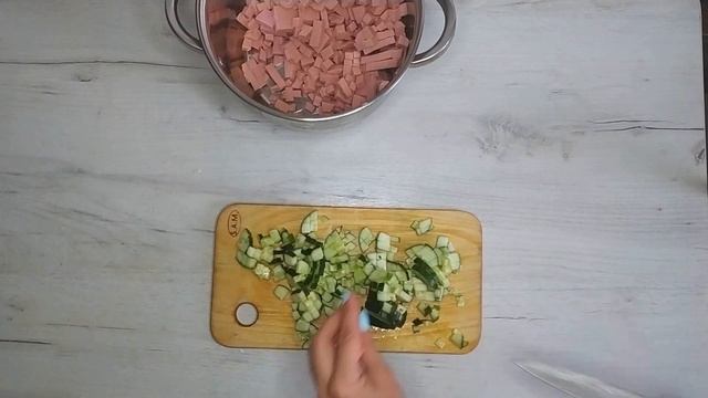 ЛЕТО 2021. ВКУСНАЯ ОКРОШКА на воде с майонезом и сметаной. Рецепт ОКРОШКИ с лимонной кислотой.