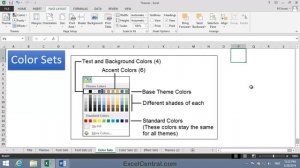 4-8: Excel Themes Tutorial (Font Set, Color Set and Effects Set)