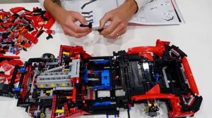Building LEGO Technic Ferrari Daytona SP3