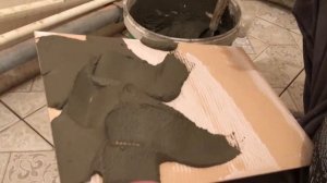 Укладка плитки со второго ряда