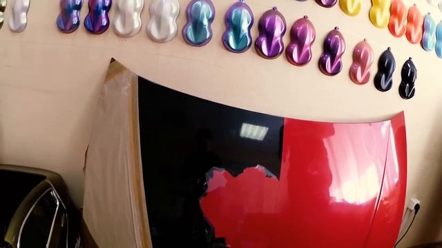 Снятие жидкой резины Rubber paint с лаком Алмаз смотреть онлайн