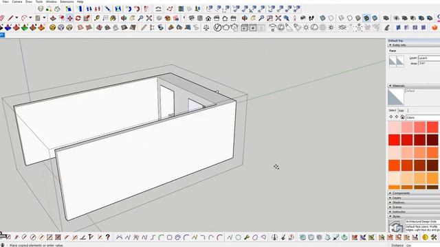Sketch Up. Подсчет площади поверхностей смотреть онлайн