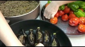 РЕЦЕПТ долмы из помидора,баклажана и перца/Azerbaijani RECIPE dolma from vegetables.