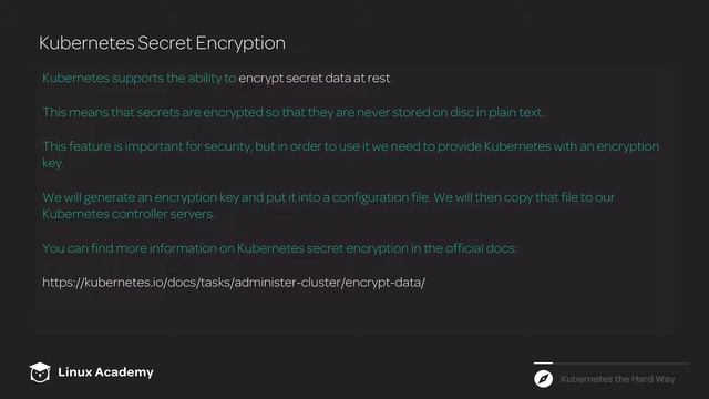 16 What is the Data Encryption Config in Kubernetes смотреть онлайн