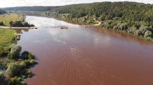 Ока, Дугна, половодье 19 июля 2020 г