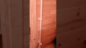 Как подвести воду в баню бочку? Горячую и холодную. Обливное устройство Колобок