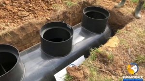 Монтаж септика, станции биологической очистки для частного дома ЗА 3 ЧАСА | ОБЗОР | СЕПТИК