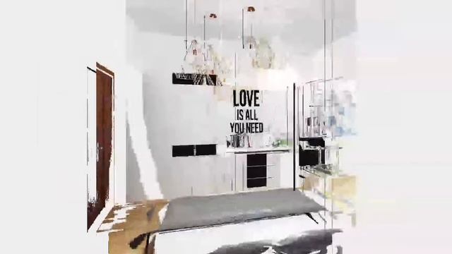 Дизайн интерьера квартир. Дизайн проект студии, площадью 30 м2 смотреть онлайн