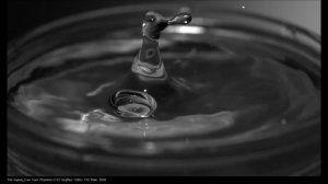 Капля воды Замедленная съемка Высокоскоростная камера / Water drop Slow motion High speed camera