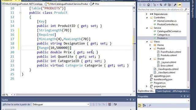 Part 2   Asp Dot Net Core MVC 6 avec Entity Framework