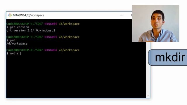 Formation Git & GitHub FR: II.2 Utiliser les lignes de commandes dans un terminal смотреть онлайн