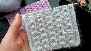 КРАСИВЫЙ, РЕЛЬЕФНЫЙ УЗОР СПИЦАМИ!