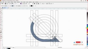 R LOGO DESIGN IN CORELDRAW #packaging #coreldraw #tutorial #india #boxdesign #design #logo