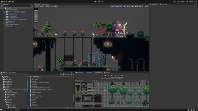 Environment Art и Level Design уровня в 2д Платформере Unity. DevLog - 10. LEVEL DESIGN. (Болтаем) смотреть онлайн