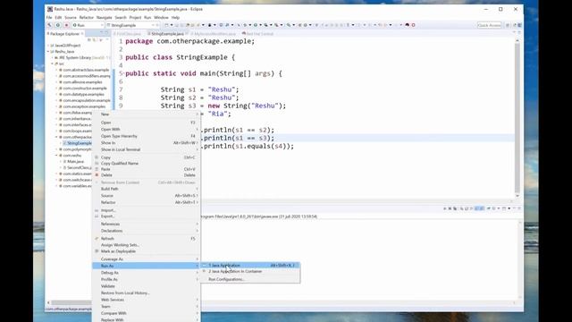 String Methods And Operations | Different Type Of Methods In String Java In Hindi смотреть онлайн