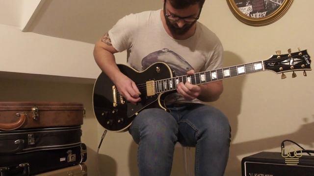 Test Gibson Les Paul Black Custom 1972 смотреть онлайн