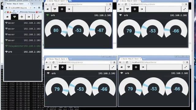 Multiple Controls, WebSocket, Java Server, Web Client смотреть онлайн