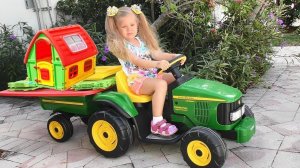 Roma and Diana Pretend Play with toys and Playhouse, Top Videos by Kids Diana Show!