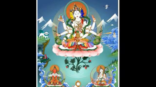 The three Buddhas of long Life ☆ Amitayus - Usnishavijaya - White Tara ☆ Mantra´s ☆ | 長壽三尊心咒 | смотреть онлайн