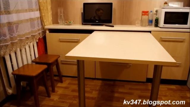 Сдвижной стол для кухни.wmv смотреть онлайн