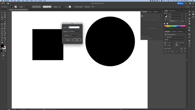 Creating Shapes in Adobe Illustrator