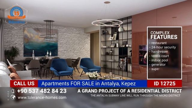 КВАРТИРЫ НА ПРОДАЖУ С РАССРОЧКОЙ ДО 3 ЛЕТ В АНТАЛИИ ID 12725 смотреть онлайн