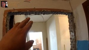 Сложный случай - установка входной двери. Удаление металлокосяка.