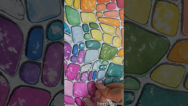 34 Процесс рисования с чистого листа!!!  Никогда не знаю, что получится в конце! Рисую для души!