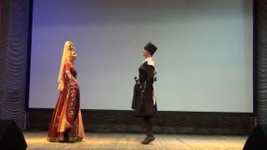 Старинный кабардинский народный танец "Кафа"