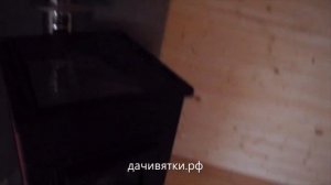 Печь в дачном доме, вариант установки