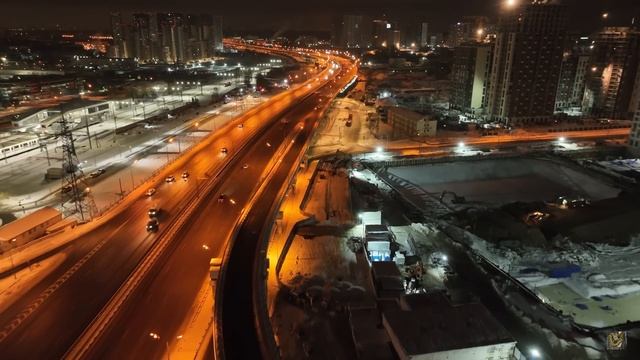 Северо-Восточная хорда или Московский Скоростной Диаметр от МКАД до МКАД (от М12 до М11) no commen смотреть онлайн