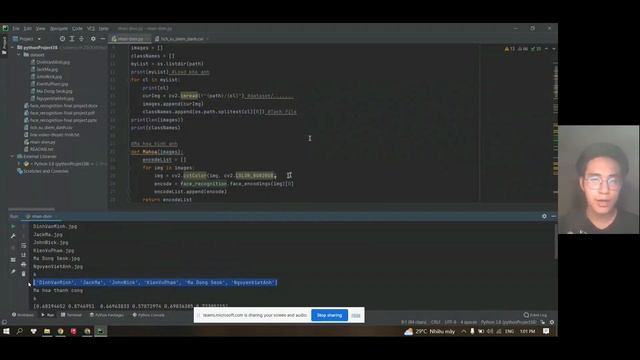 Nhận diện khuôn mặt bằng ngôn ngữ lập trình Python смотреть онлайн