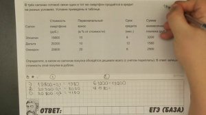 ? В трёх салонах сотовой связи один и тот же ... | ЕГЭ БАЗА 2018 | ЗАДАНИЕ 12 | ШКОЛА ПИФАГОРА