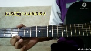 Kuch Kuch Hota Hai Guitar Tabs || How to Play Kuch Kuch Hota Hai on Guitar || Easy Tabs || SRK