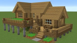 Майнкрафт - Как построить простой дом для выживания. Minecraft