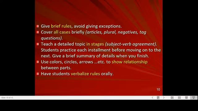 Teaching Grammar for Professional Purposes