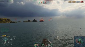 Farragut эсминец США - 136к дамага без торпед. World of Warships