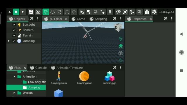 Jump with Animation in its magic engine ? | Node Script