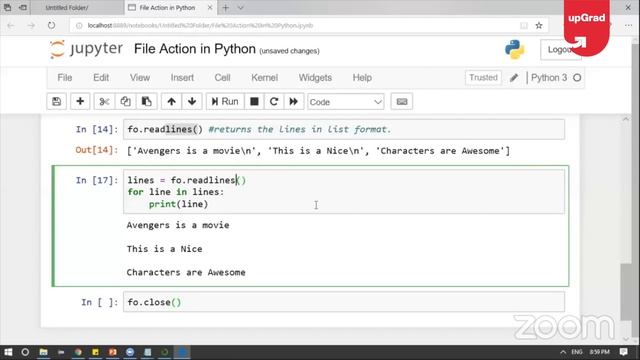 Python Crash Course Part 4 | Python Tutorial for Beginners with examples | upGrad
