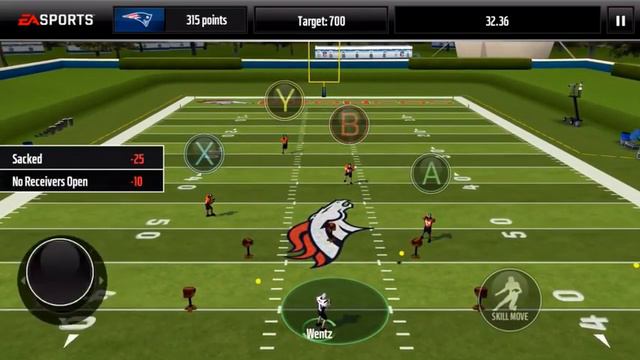 MADDEN MOBILE 17 HOW TO BEAT THE QUARTERBACK SKILLS CHALLENGE/M-GAMES! Madden Mobile 17 M-Games Tip смотреть онлайн