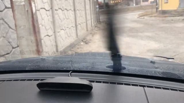Работа веерных форсунок омывателя