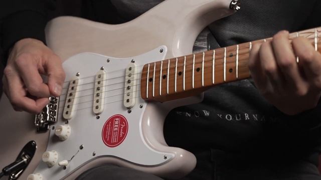 Электрогитара FENDER SQUIER Classic Vibe 50s STRAT MN WBL смотреть онлайн