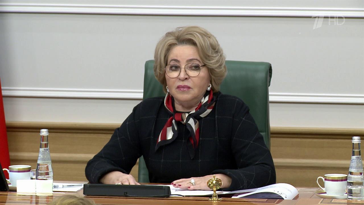 Валентина Матвиенко призвала представителей власти и бизнеса не использовать иностранные слова