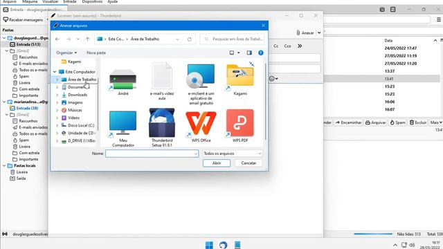 Tudo sobre gerenciadores de E-mails grátis pra Windows eM Client e Thunderbird na descrição