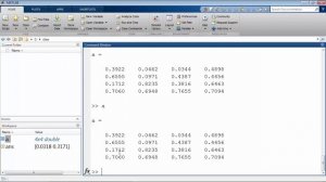 MATLAB 04 Массивы и матрицы