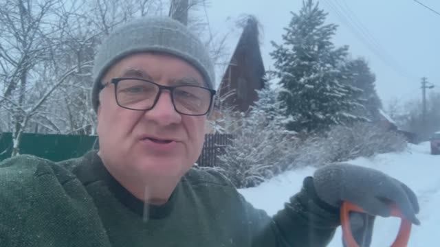 Снеговые работы на даче