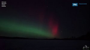 В Рязанской области жители засняли видео полярного северного сияния