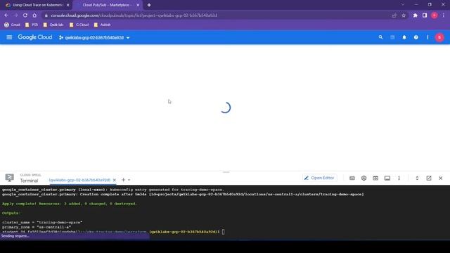 Using Cloud Trace on Kubernetes Engine Qwiklab