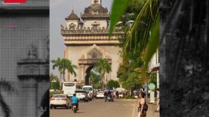 The Élysées Diamond Island City - Patuxai Monument, Vientiane - Avenue Champs Elysees, Paris